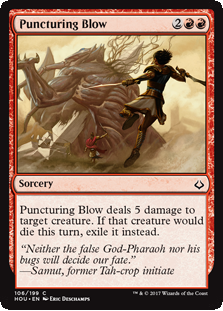 Puncturing Blow