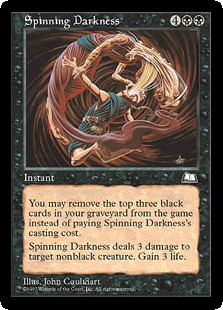 Spinning Darkness